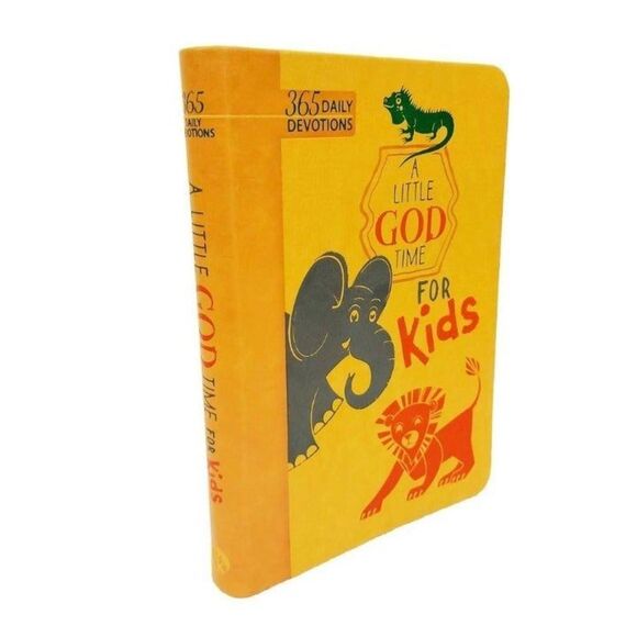 Devotional for Kids 365 Daily Devotions Faux Leather Cover Book - Picture 2 of 5